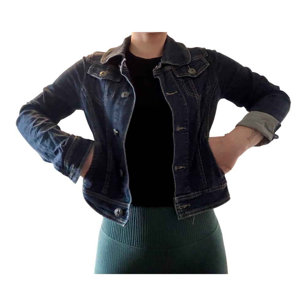 Dark classic denim jackets